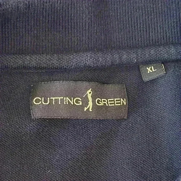 Men's Old Course St. Andrew's Golf Black Polo Collared Shirt Size XL - Picture 6 of 7